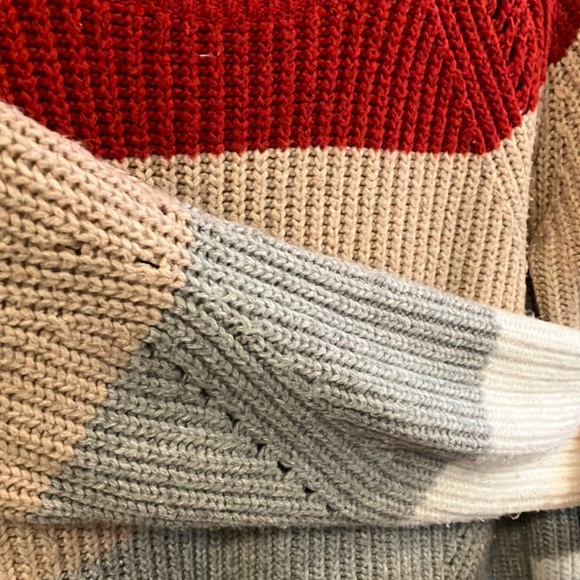 Lucky Brand Crewneck Pointelle Sweater - Picture 10 of 11